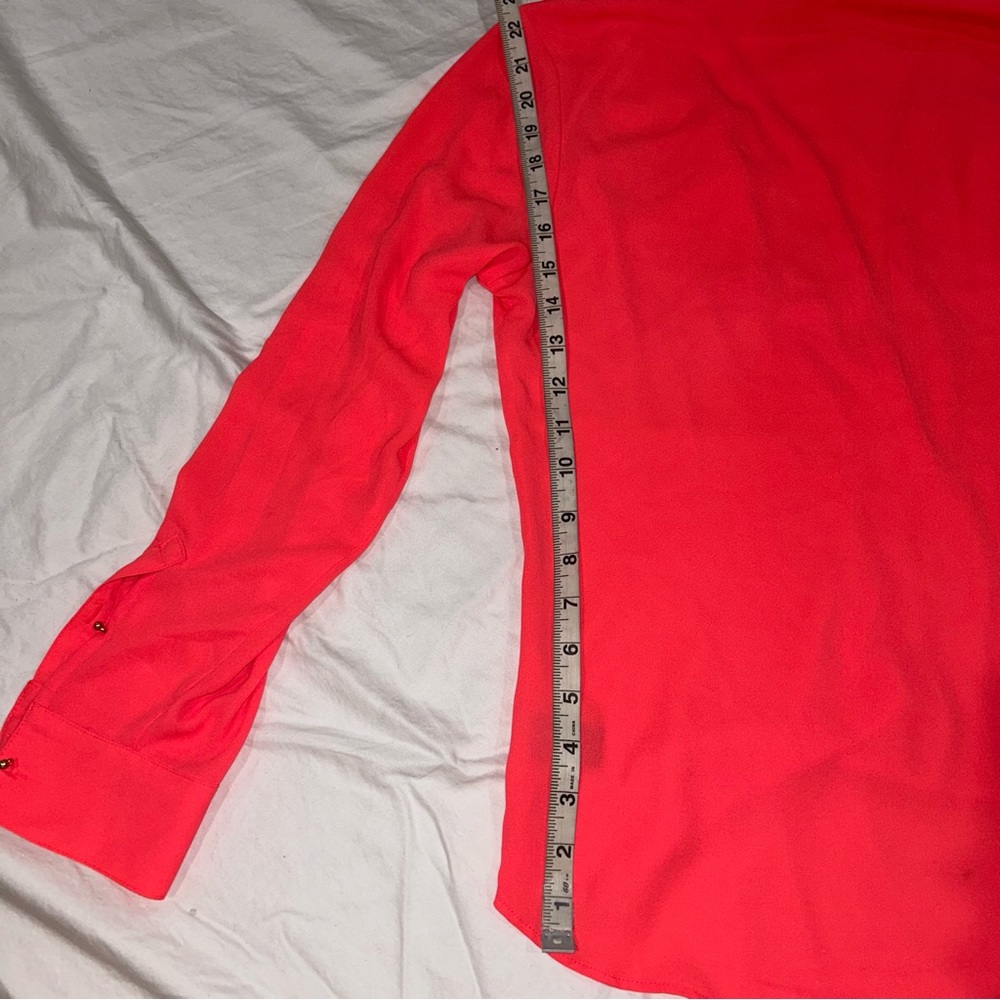Express Red Button Down - Picture 9 of 10